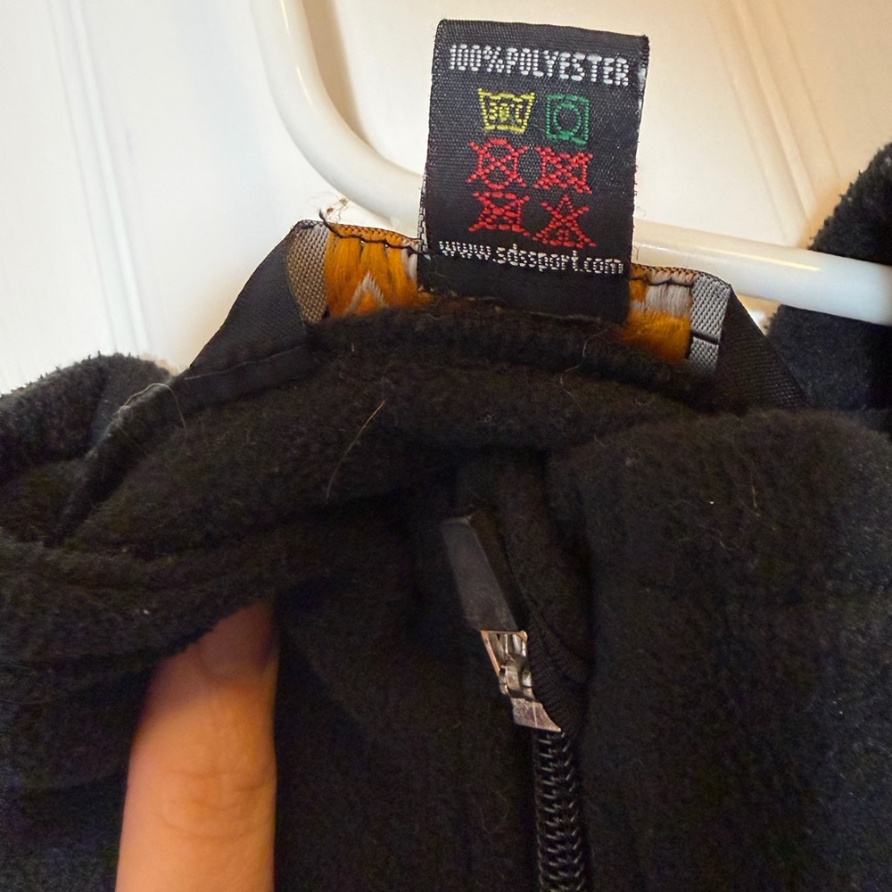 Black Women's Fleece Jacket - Picture 6 of 6
